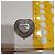 Spilla Chanel Triple Halo Heart con logo CC e strass - vista 14