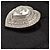 Spilla Chanel Triple Halo Heart con logo CC e strass - vista 5