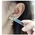 Orecchini pendenti CC con strass CHANEL A21S (RARE) - vista 15