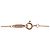 Pendente Open Circle Tiffany & Co. in oro rosa 18K con diamanti Small - vista 4