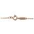 Pendente Open Circle Tiffany & Co. in oro rosa 18K con diamanti Small - vista 5