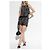 Top de seda Sierra Ulla Johnson negro con estampado floral - vista 2