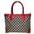 Sac cabas Gucci en toile GG et cuir