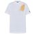 T-shirt blanc en coton imprimé Moschino