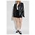 Alessandra Rich Lederjacke Schwarz Biker Stil - Ansicht 2