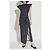 Vestido Isabel Marant Nadela Azul Algodão - vista 3