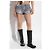 Shorts en denim imprimés Acne Studios gris - vue 3