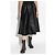 Jupe midi en éco-cuir noir O-BLIVION Diesel - vue 3