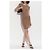 Dsquared2 Wollkleid in Braun Mini - Ansicht 2