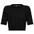Top de lã preto com logótipo Dsquared2