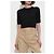 Top de lã preto com logótipo Dsquared2 - view 3