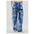 Jeans San Diego Dsquared2 en coton bleu délavé - vue 3