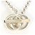 Gucci Interlocking GG Silber Halskette