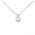 Colar Chopard Au750 Ouro Branco e Diamantes