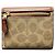 COACH MIRA SMALL FLAP WALLET PVC CALF LEATHER TRI FOLD WALLET - vista 2