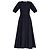 Ulla Johnson Estelle Kleid aus blauer Baumwolle
