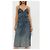 Diesel DE-MELVI-S Denim Midi Kleid Blau - Ansicht 3