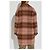 Manteau à carreaux Moschino marron - vue 4