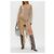 Vestido Diesel M-EGANKNOT de linho marrom bege - vista 2
