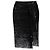 Falda Diesel M-EGANOID de lino negro
