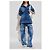Top de ganga azul com meio zíper Dsquared2 - vista 2