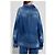 Top de ganga azul com meio zíper Dsquared2 - vista 4