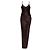 Vêtements Vestido largo de satén con abertura
