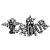 Orecchini in metallo J ADIOR Bee con strass Dior - vista 2