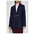 Blazer Moschino en laine bleu marine - vue 3