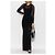 Isabel Marant Florie Maxi Kleid Schwarz Openwork Strick - Ansicht 2