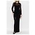 Isabel Marant Florie Maxi Kleid Schwarz Openwork Strick - Ansicht 3
