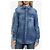 Camisa de denim Dsquared2 azul marinho - vista 3