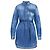 Dsquared2 Jeanshemdkleid blau
