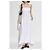 Vestido maxi blanco Moschino de algodón con bordado de ganso - vista 2