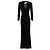 Isabel Marant Florie Maxi Kleid aus Openwork Strick Schwarz