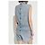 Combinaison Diesel J-ANNET Bleu Acid Wash - vue 4