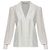 Alessandra Rich Seidenbluse Weiß