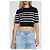 Top in lana a righe blu navy Dsquared2 - vista 3