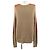 Top de punto marrón Jil Sander