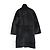 Hermès Abrigo reversible de piel y shearling negro - vista 10