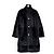 Hermès Abrigo reversible de piel y shearling negro - vista 11