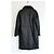 Hermès Abrigo reversible de piel y shearling negro - vista 6