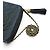 Chanel Borsa Camera in pelle d'agnello nera - vista 9