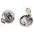 Chanel Orecchini rotondi CC Silver - vista 4