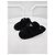 Prada Mule en shearling avec logo Triangle - vue 6