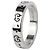 Gucci Bague Ghost en Argent Sterling Taille (Reçu du Grand Magasin)