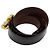 Givenchy Obsidian Mixed Metal Triple Leather Small Armband - vista 6
