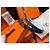 Hermès Cinturón reversible Gold Double Navy Sky Blue stamp: - vista 2