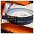 Hermès Cinturón reversible Gold Double Navy Sky Blue stamp: - vista 5