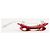 Salvatore Ferragamo Fermi e forcina per capelli in pelle Flame Red - vista 4